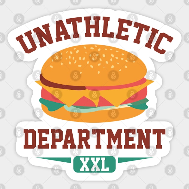 Unathletic Department Sticker by AmazingVision